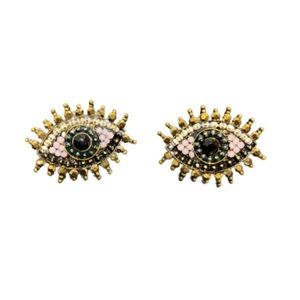 Feel Stunning | Beaded Eye Earrings Accessories Jewelry